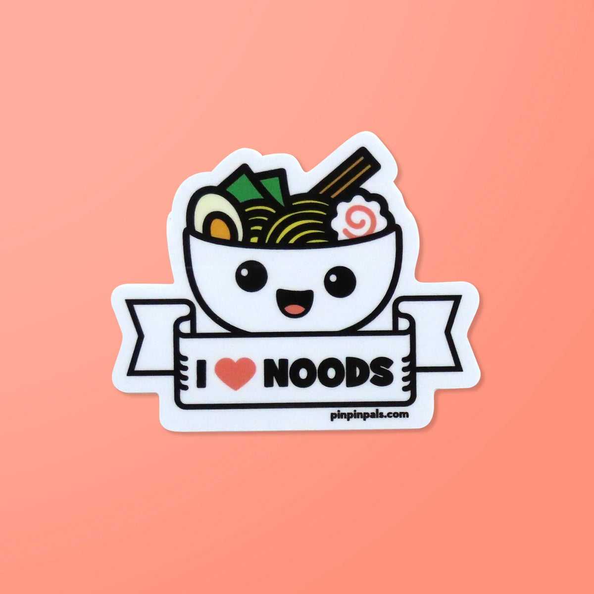 Noodles Sticker - Durable Vinyl Ramen Decor | Pals & Co. – Pals & Co.